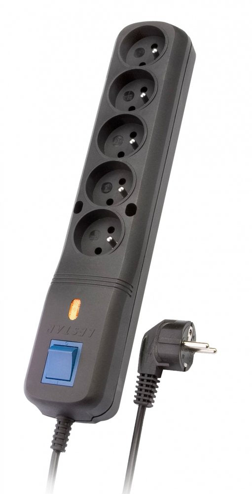 Lestar Lv 530W Base Múltiple 1,5M 230 Salidas AC Indoor Black