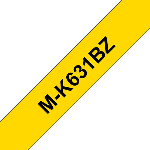 Brother M-K631BZ Tape Printer Labels — image 1
