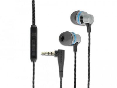 Delock Headphones Intrauriculares Stereo 4 Pines 3,5MM — image 1