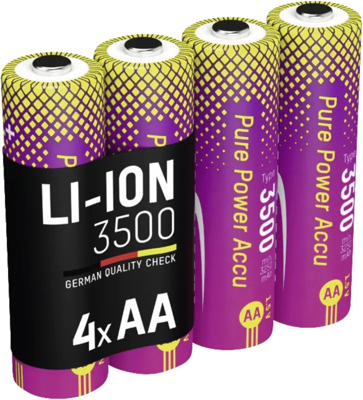 Ansmann Battery Aa Purepower 3500 4ER Li-ion 1 5V 3500MAH 4ER Pack