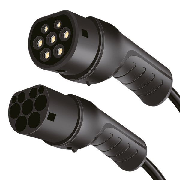 Logilink Elektroauto Cable Charging Electric Car Charging Cable Type 2 Spiral 22KW 3P 32A 5M Black + Bag