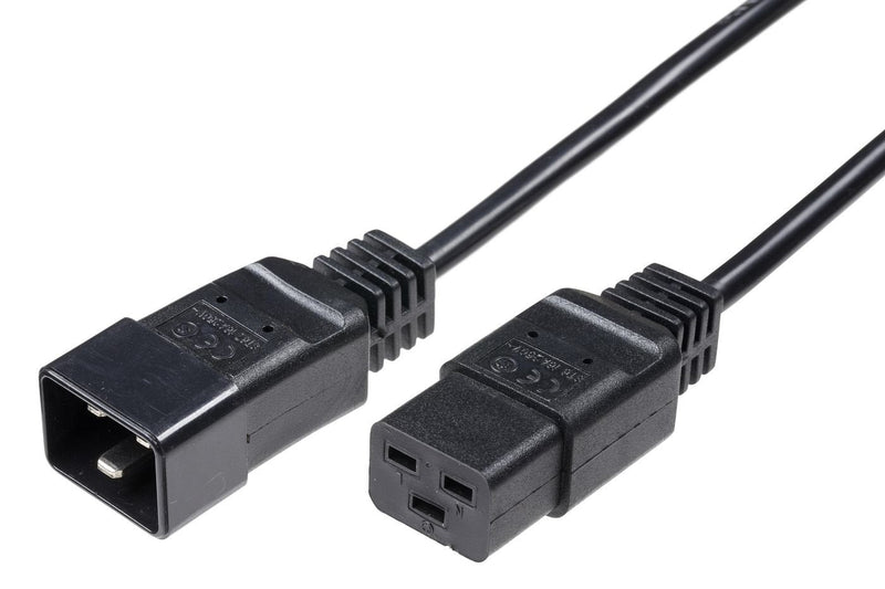 Microconnect PE141520 Cable Transmisión Black 2M C20 Acoplador C19 Acoplador