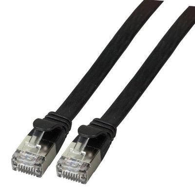 Efb RJ45 Network Cable CAT.6A U FTP Tpe 4MM Ultraflex Black 2M — image 1