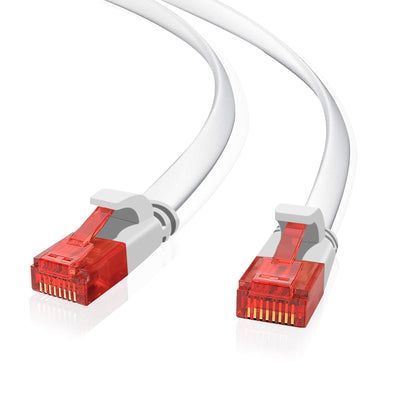 Helos Ultra Slim Network Cable U/UTP CAT.6 White 5,0M — image 1