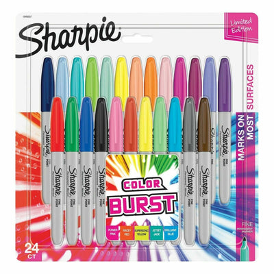 Sharpie Set Of Markers Permanentes Fine Colour Burst - 24 Colours — image 1