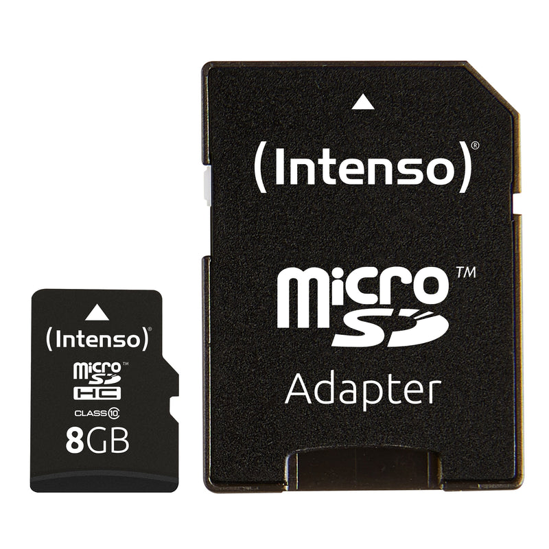 Intenso microSD 8GB Clase 10 With Adapter 3413460