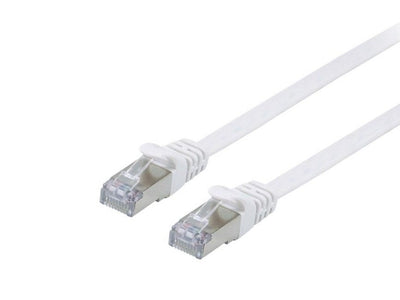 Equip Network Cable CAT.6A U/FTP 2x RJ45 0.50M White — image 1