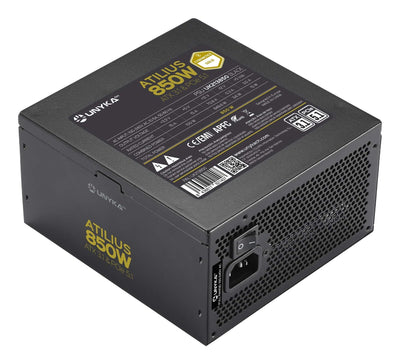 Unykach Power Supply Atilius 3.1 Black 850W 80 Plus Gold 850W ATX 3.1 - Full Modular - Fan 120MM — image 1