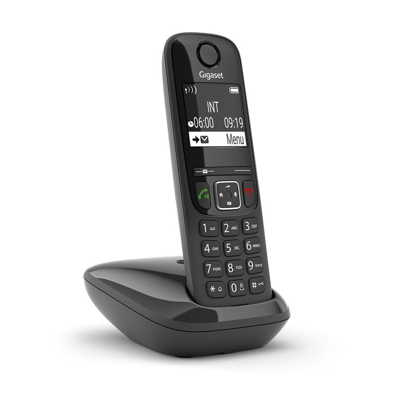Gigaset AS690 Phone Dect/Analógico Identificador Llamadas Black