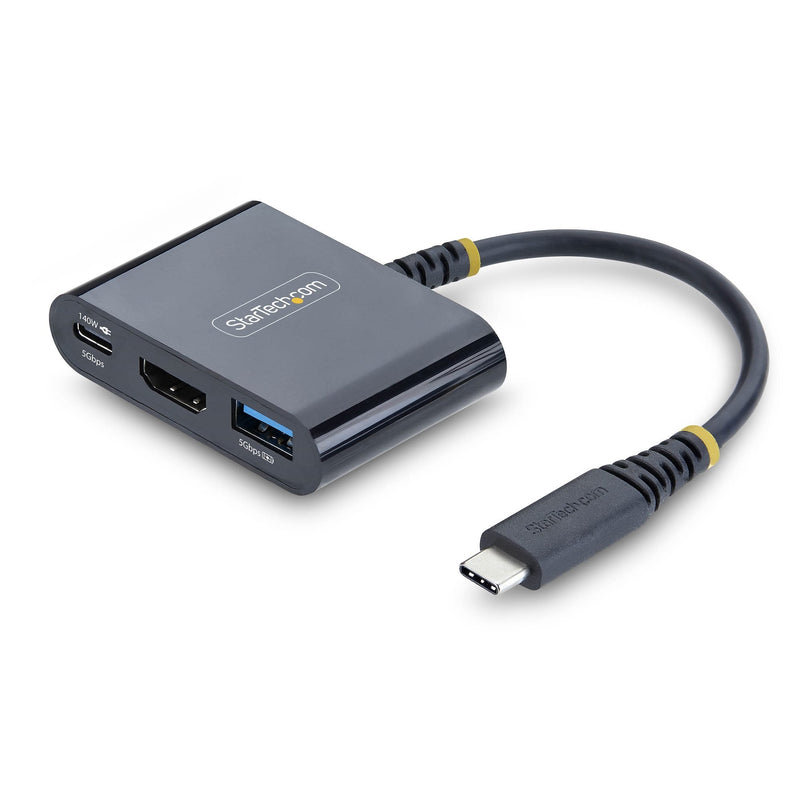Dock Hub Multipuertos USB-C a HDMI - 140W - 4K60HZ - Black