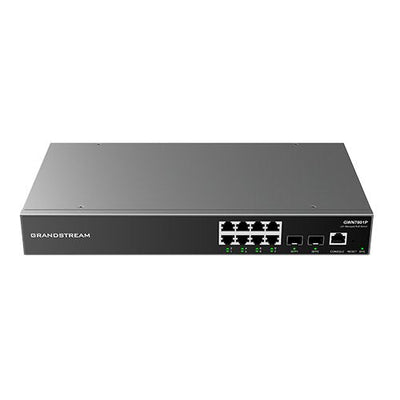 Grandmream GWN7801P, Managed Switch, 8X Gigabit Ports, 2X Sfp, 8X PoE, L2 Layer — image 1