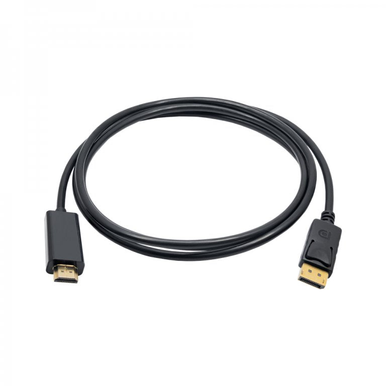 Akyga AK-AV-05 Cable Vídeo 1,8M HDMI Type a Standard DisplayPort Black Oro
