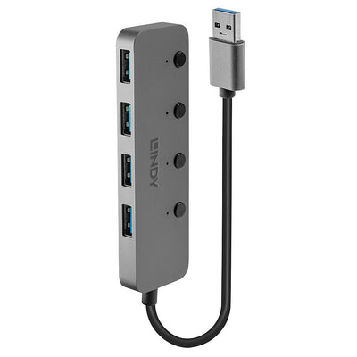 4 Port USB 3.0 Hub On/Off Switches — image 1