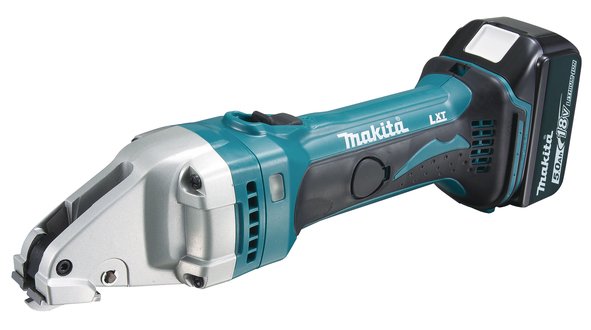 Makita Scissors Hojalata Inalámbricas DJS161RTJ, 18 Voltios Blue/Black 2 Batteries Iones Litio 5,0AH, Size Mak
