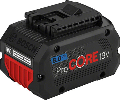 Bosch Battery Procore 18V 8.0AH Professional Black/Red Alianza Ampshare) 1600A016GK — image 1