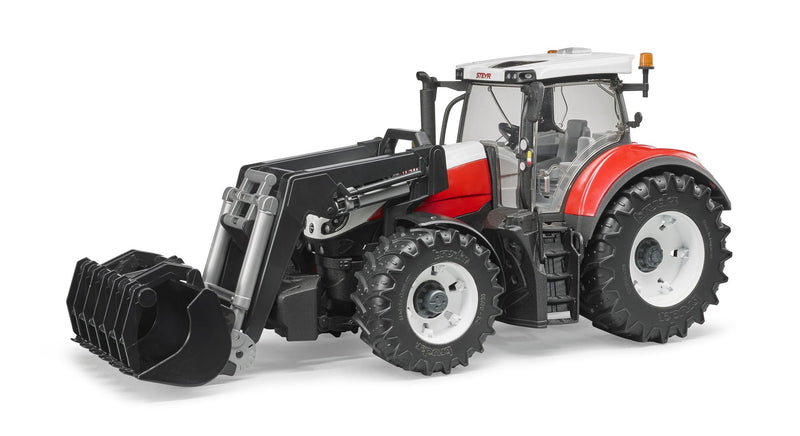 Brother Steyr 6300 Terrus Cvt With Charger Front Model Vehículo White/Red 4001702031817