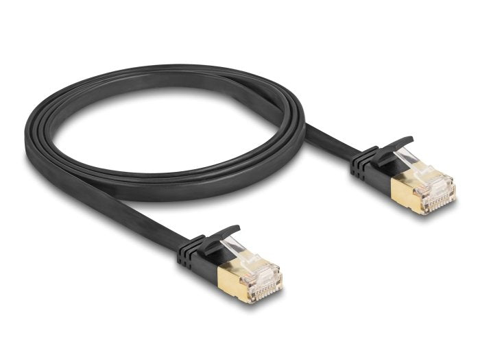 Delock RJ45 Network Cable CAT.6A Male a Male U/FTP 1M Black