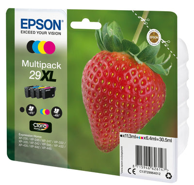 Epson Strawberry Multipack 4-COLOURS 29XL Claria Home Ink — image 1