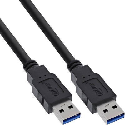 Inline USB 3.0 Cable Type a Male a Male Black 1,5M — image 1