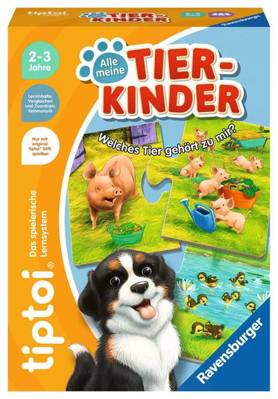 Ravensburger Puzzle Tiptoi Alle Meine Tierkinder 00108 — image 1