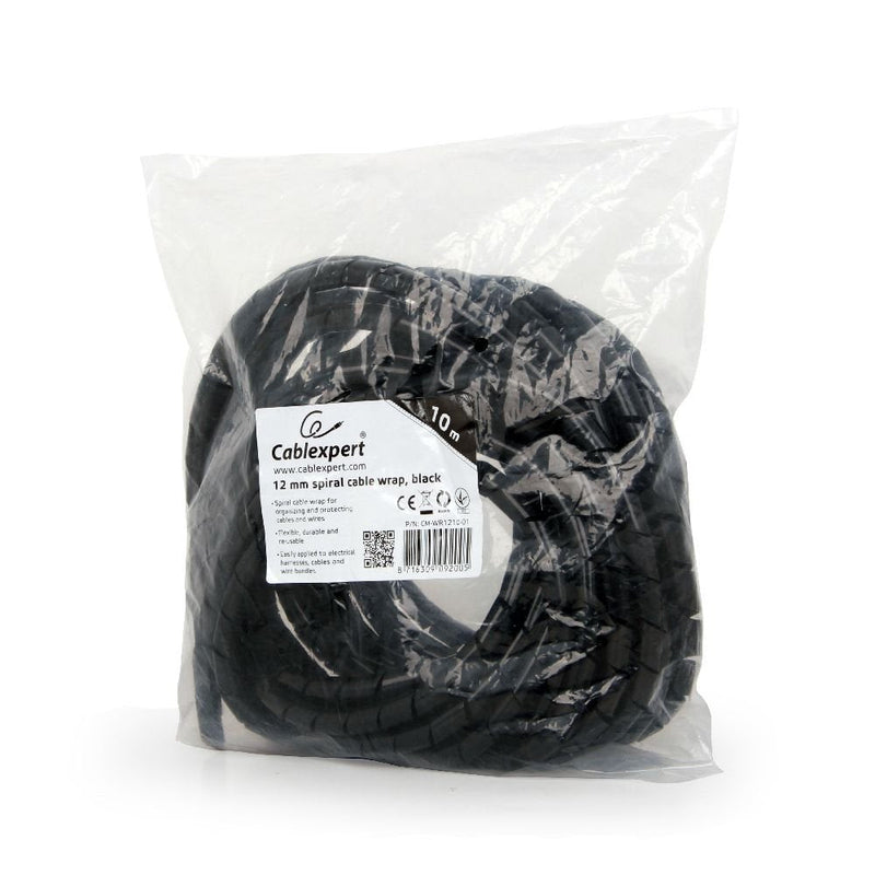 Gembird Organiser Cables 10M 12MM Black CM-WR1210-01