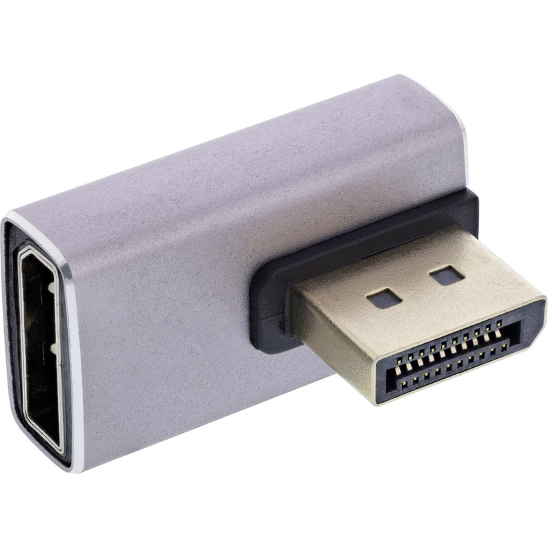 Inline® DisplayPort 1.4 Adapter, Male / Female, 90° Vertical Right, 8K UHD