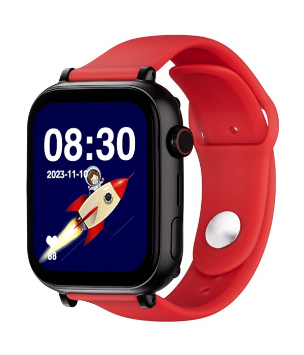 Savefamily Smartwatch Save Family Plus With GPS And Llamada Black Strap Silicone Red No Includes SIM