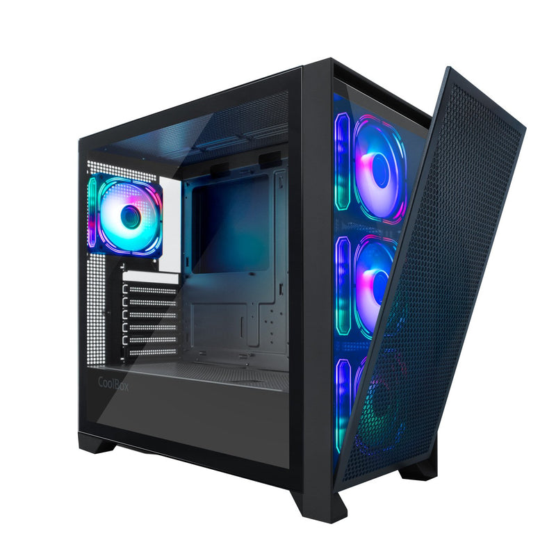 Coolbox PC Case Gaming ATX GE-2000 Dualview