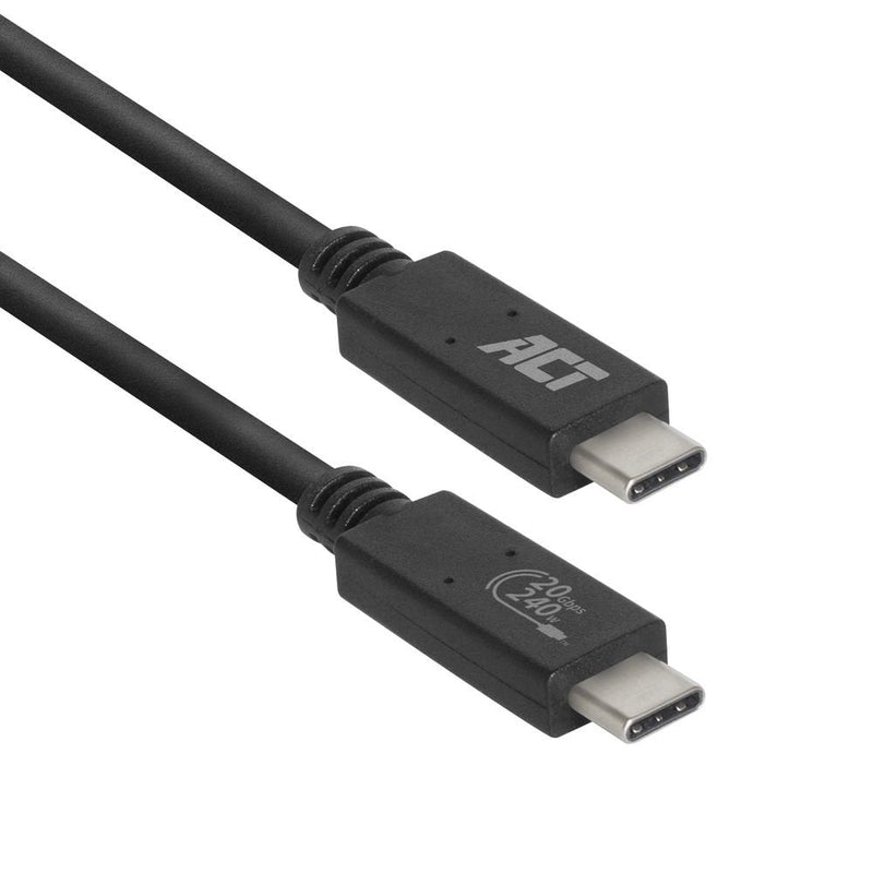 Act Connectivity USB Cable C Charging 240W Mas Datos 20Gbps 1.M Certificado USB If