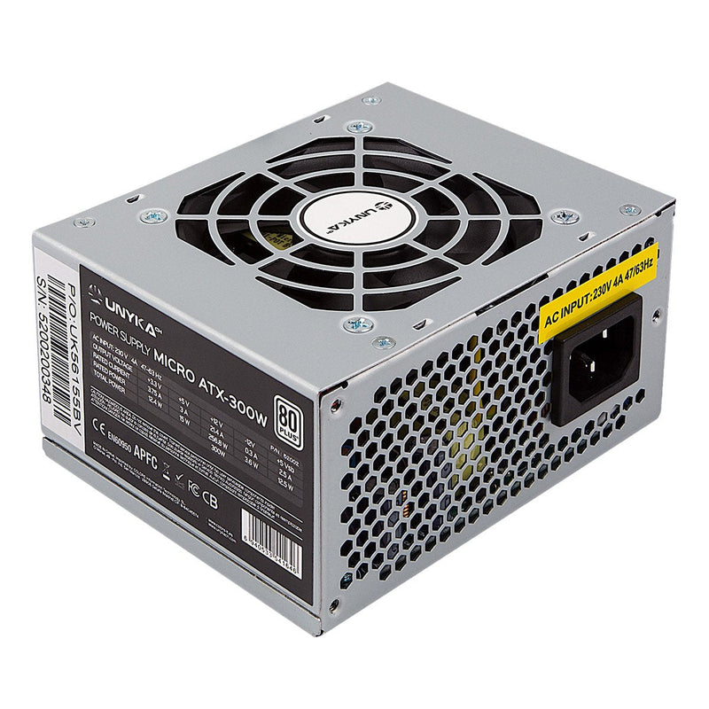 Power Supply Unyka Sfx 300W 85% Eficiencia 52002