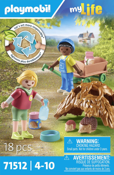 Playmobil 71512 City Life Cuidando a Familia Erizos — image 1
