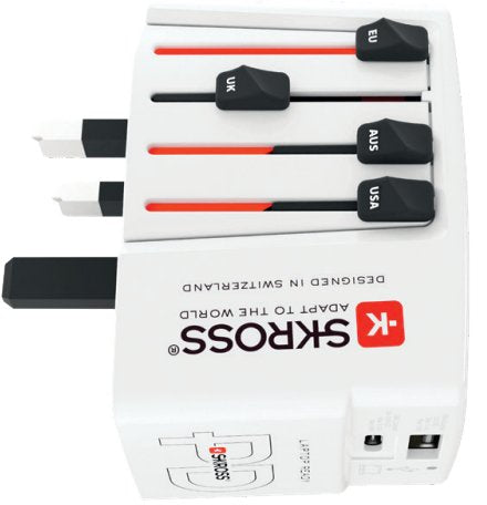 Skross World USB Charger AC45PD Incl. USB-C Cable White