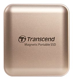 Transcend Drive SSD External 2TB USB ESD420G Type-c Magsafe Gold — image 1