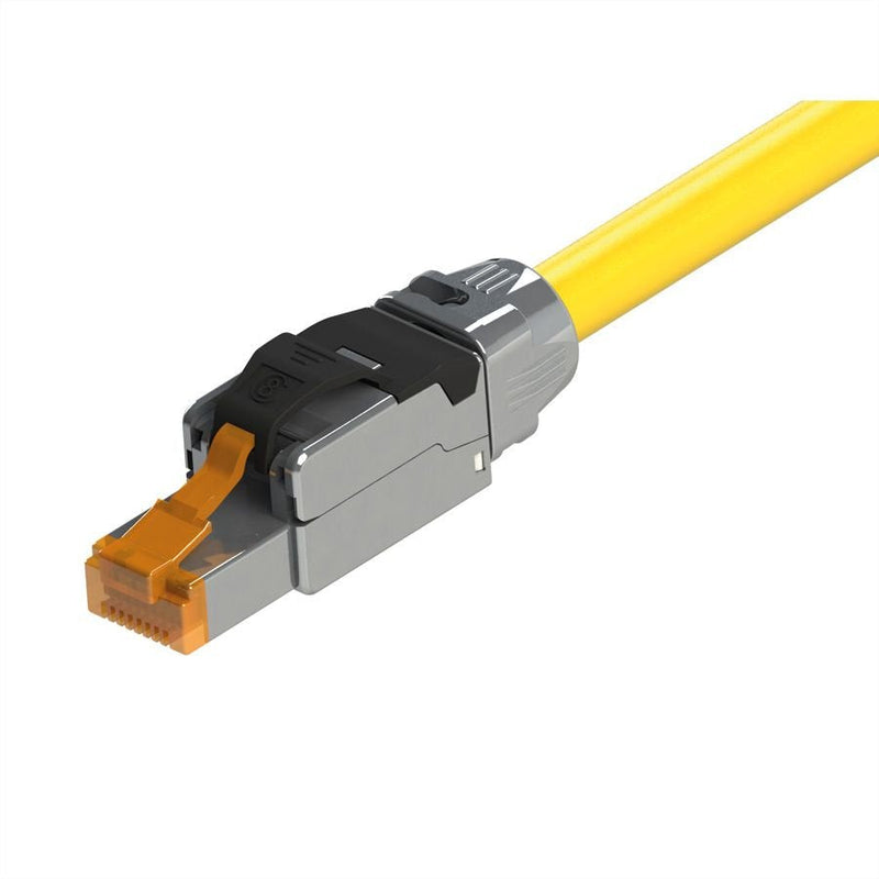 Roline S FTP- Pimf- Network Cable KAT.8 Class I Lsoh Massivdraht Yellow 1M