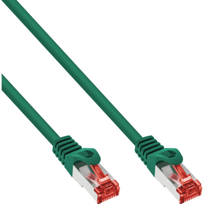 Inline Network Cable S/FTP Pimf CAT.6 250MHZ Cobre Libre Halógenos Green 0.5M — image 1
