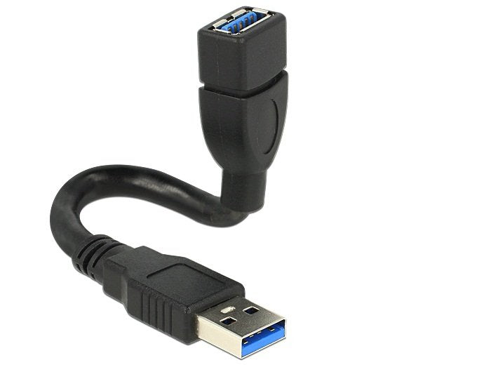 Delock USB Cable 3.0A Male USB 3.0A Female Shapecable 0,15M