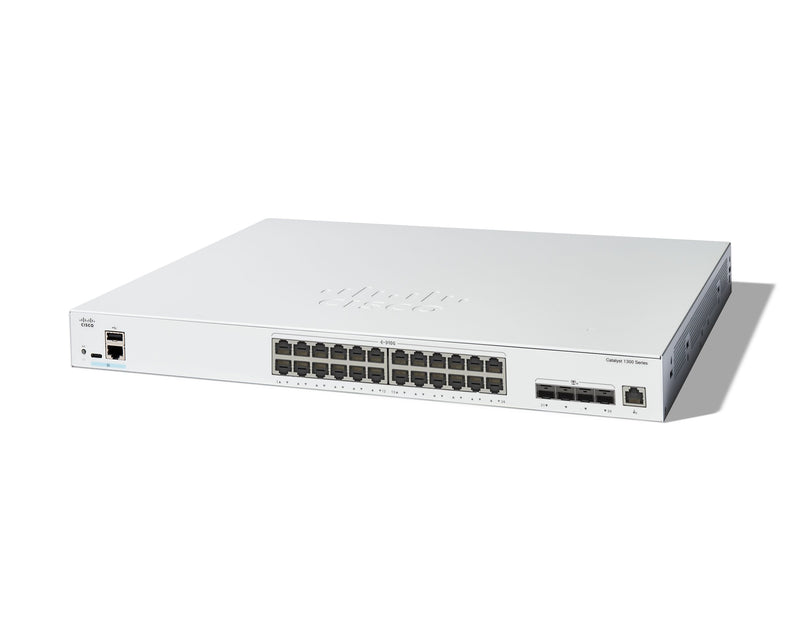 Cisco Catalyst 1300-24XT Conmutador L3 Smart 24 X 10 Gigabit Ethernet + 4 X Combo 10 Gigabit Sfp+/RJ-45 Assemb