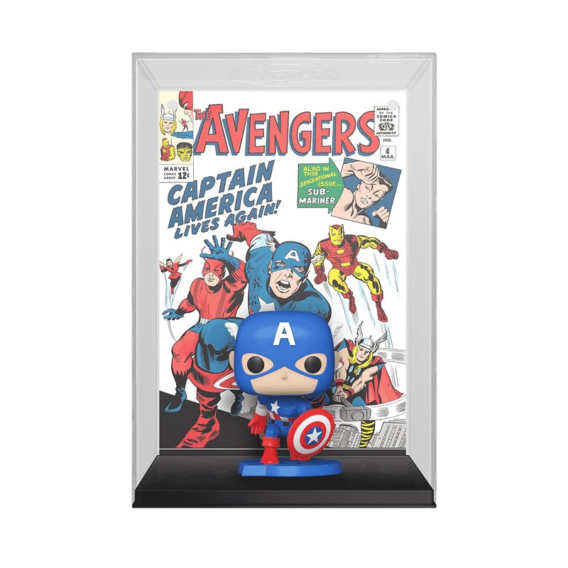 Figure Pop Comic Cover Marvel Avengers Capitan America