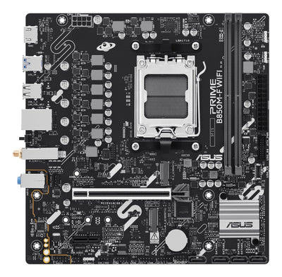 ASUS Motherboard Pb Prime B850M-F Wi-Fi Skt AM5 ATX 4XDDR5 DisplayPort HDMI USB 10Gbps — image 1