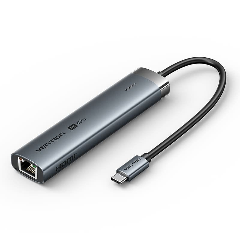 Vention Docking USB Type-c Tgnhb 1x USB 3.2 Type-c 2x USB 1x HDMI 1x RJ45 1x USB Type-c Pd