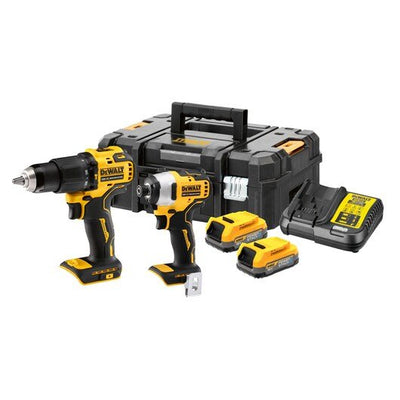 Dewalt Paquete Combinado Wireless Powerstack DCK2062E2T, 18 Voltios, With Key Impacto, Drill Impacto DCK2062E2 — image 1