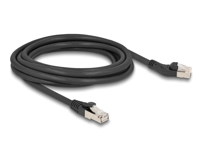 Delock RJ45 Network Cable CAT.6A S/FTP Male a Male Gerade 3M Black