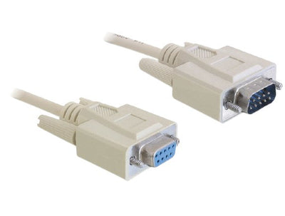 Delock Cable RS-232 Seriell SUB-D9 Male / Female 2M — image 1