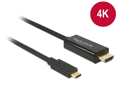 Delock USB Cable Type-c ™ - HDMI M/M (dp Alt Mode) 4K 30 HZ 1M Black — image 1