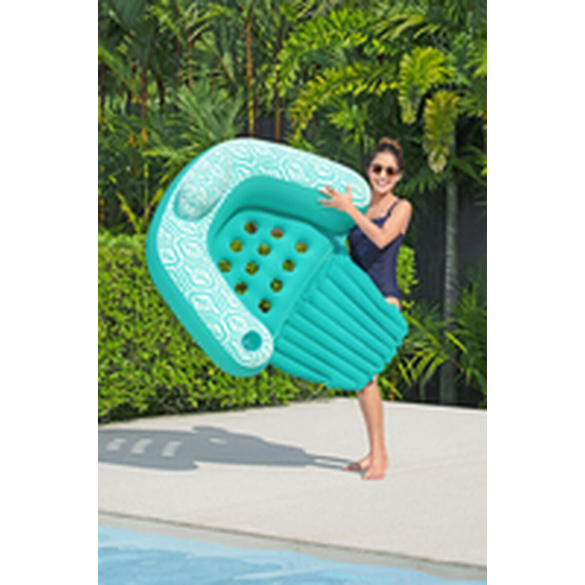 Bestway Inflatable Pool Chair Bestway Comfort Plush 145 X 120 Cm