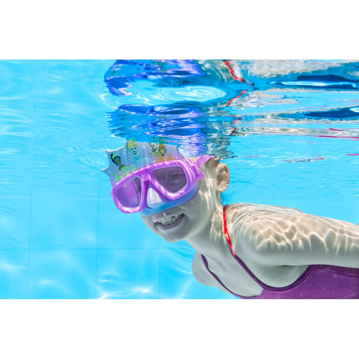 Swimming Goggles Bestway Blue Purple