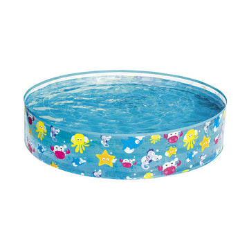 Bestway Inflatable Paddling Pool For Children Bestway 25 X 121 X 121 Cm 122 X 122 X 25 Cm