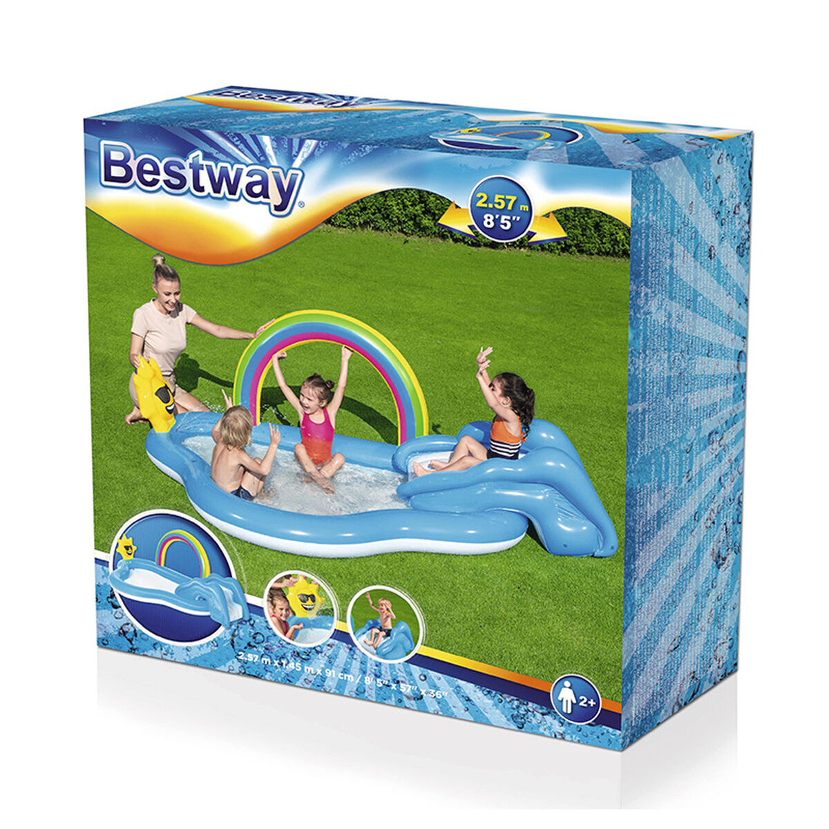 Bestway Children's Pool Bestway 257 X 145 X 91 Cm