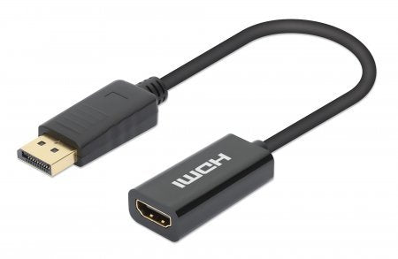 Manhattan Adapter DisplayPort a HDMI 4K@60HZ Black