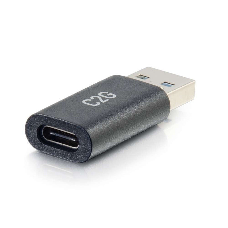 C2G USB C To USB Adapter Superspeed USB Adapter 5Gbps F/M Adapter USB USB-C (h) Reversible a USB Type a (m) US